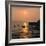 Sunset, Weston-Super-Mare, Somerset-Peter Thompson-Framed Photographic Print