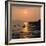 Sunset, Weston-Super-Mare, Somerset-Peter Thompson-Framed Photographic Print