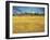 Sunset: Wheat Fields Near Arles, 1888-Vincent van Gogh-Framed Premium Giclee Print