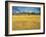 Sunset: Wheat Fields Near Arles, 1888-Vincent van Gogh-Framed Premium Giclee Print