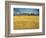 Sunset: Wheat Fields Near Arles, 1888-Vincent van Gogh-Framed Giclee Print