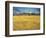 Sunset: Wheat Fields Near Arles, 1888-Vincent van Gogh-Framed Giclee Print