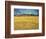 Sunset: Wheat Fields Near Arles, 1888-Vincent van Gogh-Framed Giclee Print