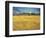 Sunset: Wheat Fields Near Arles, 1888-Vincent van Gogh-Framed Giclee Print