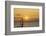 Sunset, Windsurfing, Ocean, Maui, Hawaii, USA-Gerry Reynolds-Framed Photographic Print