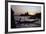 Sunset with Gondolas, Venice, Italy-George Oze-Framed Photographic Print