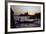 Sunset with Gondolas, Venice, Italy-George Oze-Framed Photographic Print