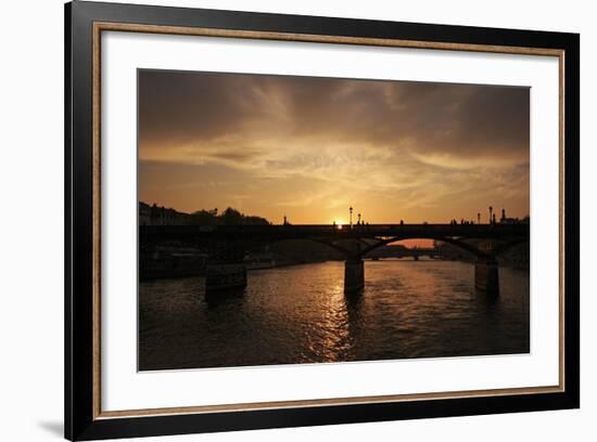 Sunset Yacht-Sebastien Lory-Framed Photographic Print