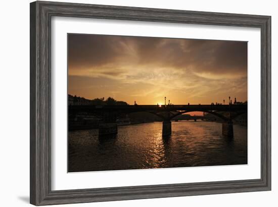 Sunset Yacht-Sebastien Lory-Framed Photographic Print