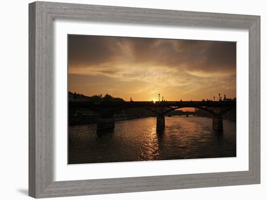 Sunset Yacht-Sebastien Lory-Framed Photographic Print