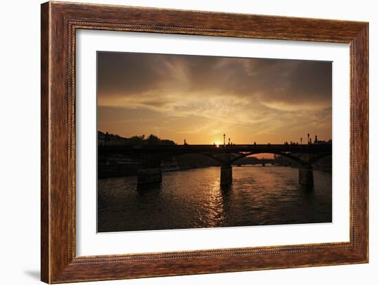 Sunset Yacht-Sebastien Lory-Framed Photographic Print