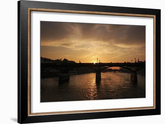 Sunset Yacht-Sebastien Lory-Framed Photographic Print