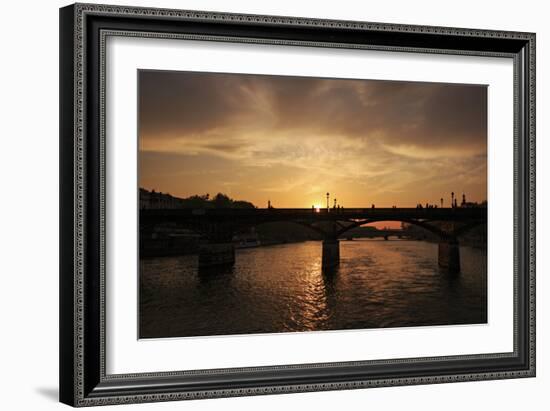 Sunset Yacht-Sebastien Lory-Framed Photographic Print
