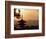 Sunset, Yasaka No to Pagoda, Kyoto City, Honshu, Japan-Christian Kober-Framed Photographic Print