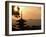 Sunset, Yasaka No to Pagoda, Kyoto City, Honshu, Japan-Christian Kober-Framed Photographic Print