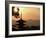 Sunset, Yasaka No to Pagoda, Kyoto City, Honshu, Japan-Christian Kober-Framed Photographic Print