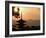 Sunset, Yasaka No to Pagoda, Kyoto City, Honshu, Japan-Christian Kober-Framed Photographic Print