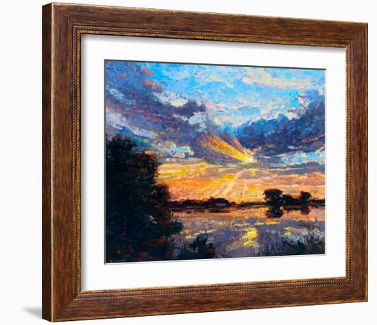 Sunset-Robert Moore-Framed Art Print