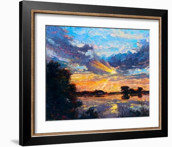 Sunset-Robert Moore-Framed Art Print