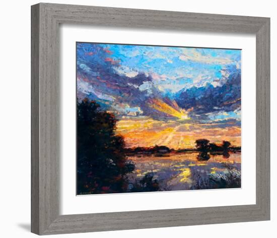 Sunset-Robert Moore-Framed Art Print