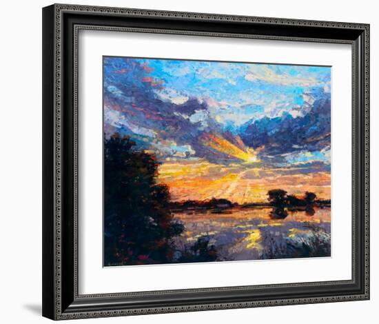 Sunset-Robert Moore-Framed Art Print