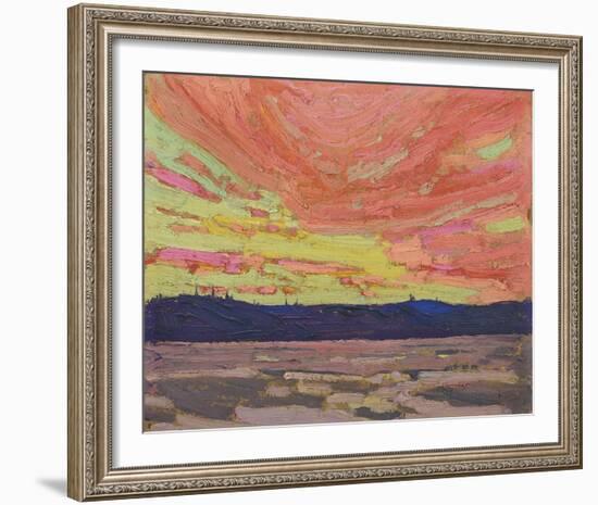 Sunset-Tom Thomson-Framed Giclee Print