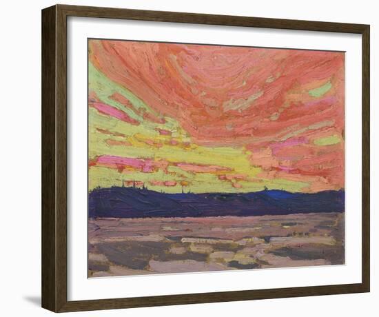 Sunset-Tom Thomson-Framed Giclee Print