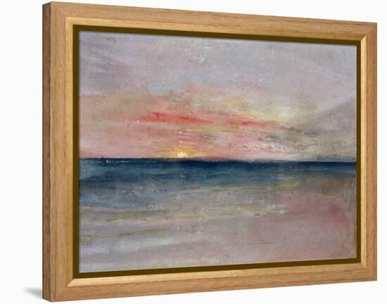 Sunset-J^ M^ W^ Turner-Framed Premier Image Canvas