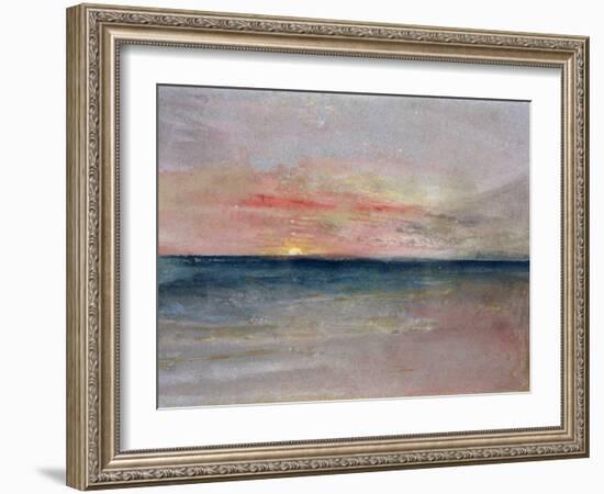 Sunset-J^ M^ W^ Turner-Framed Premium Giclee Print