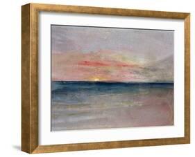 Sunset-J^ M^ W^ Turner-Framed Giclee Print