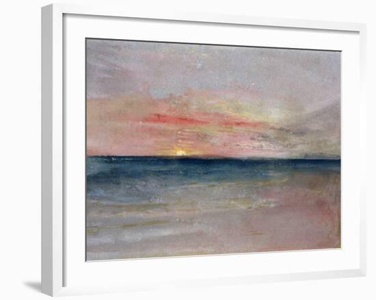 Sunset-J^ M^ W^ Turner-Framed Giclee Print