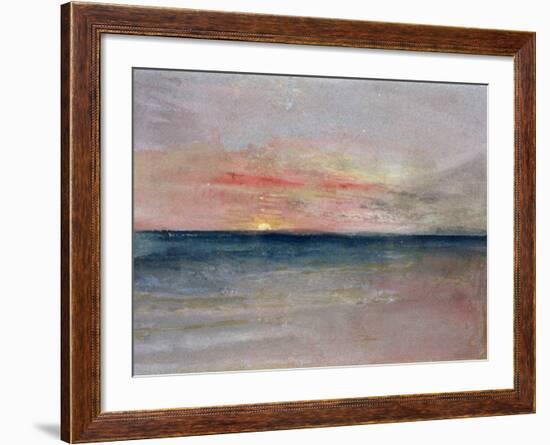 Sunset-J^ M^ W^ Turner-Framed Giclee Print