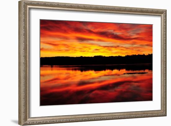 Sunset-Michel Hersen-Framed Photographic Print
