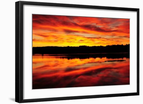 Sunset-Michel Hersen-Framed Photographic Print