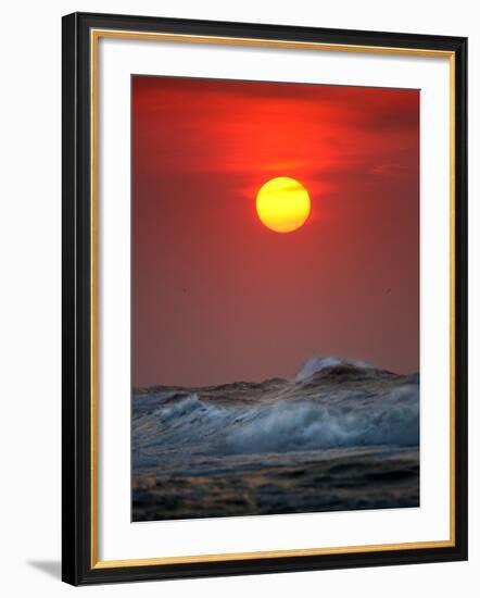 Sunset-Ruud Peters-Framed Premium Photographic Print