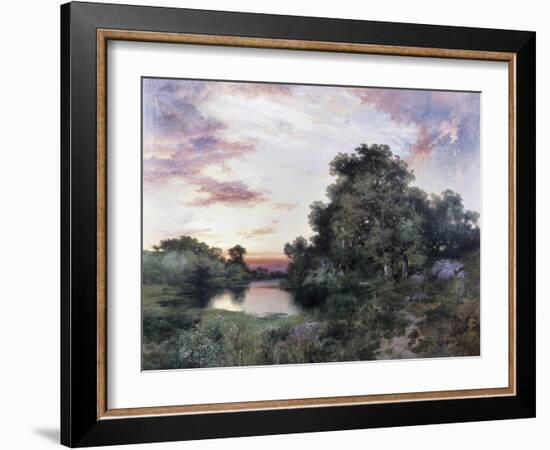 Sunset-Thomas Moran-Framed Giclee Print