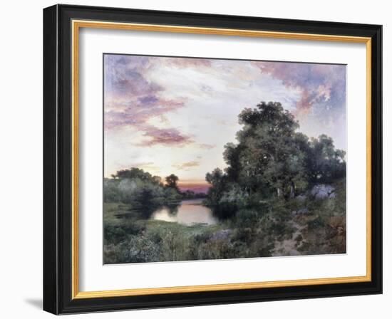 Sunset-Thomas Moran-Framed Giclee Print