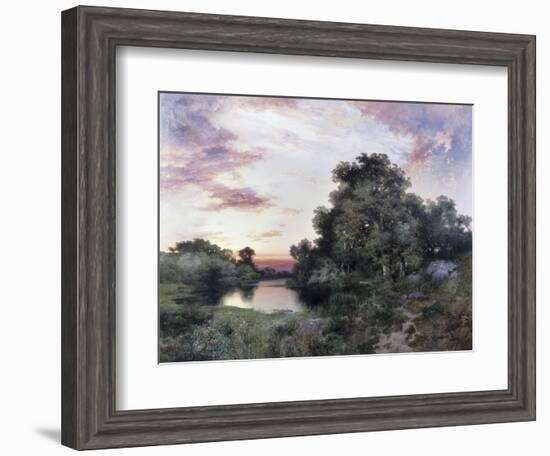 Sunset-Thomas Moran-Framed Giclee Print