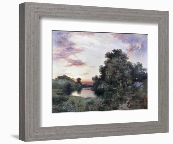 Sunset-Thomas Moran-Framed Giclee Print