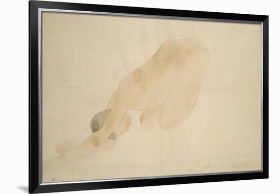 Sunset-Auguste Rodin-Framed Premium Giclee Print