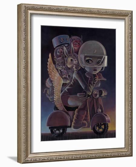 Sunset-Aaron Jasinski-Framed Art Print