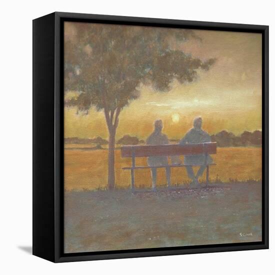 Sunset-Simon Cook-Framed Premier Image Canvas