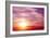 Sunset-frenta-Framed Art Print