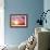 Sunset-frenta-Framed Art Print displayed on a wall