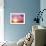 Sunset-frenta-Framed Art Print displayed on a wall