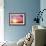 Sunset-frenta-Framed Art Print displayed on a wall