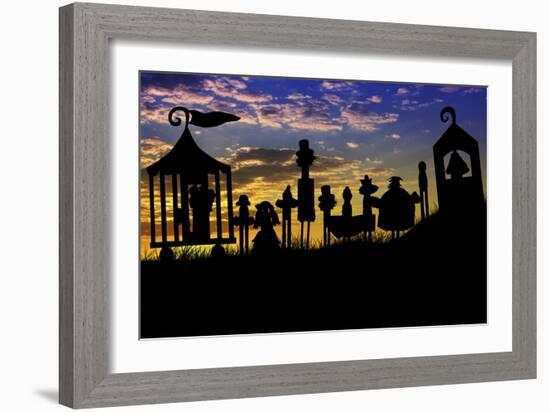 Sunset-Carrie Webster-Framed Giclee Print