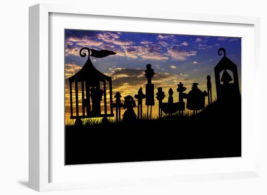 Sunset-Carrie Webster-Framed Giclee Print