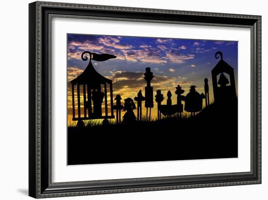 Sunset-Carrie Webster-Framed Giclee Print
