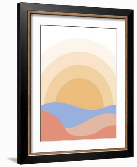 Sunset-Beth Cai-Framed Giclee Print